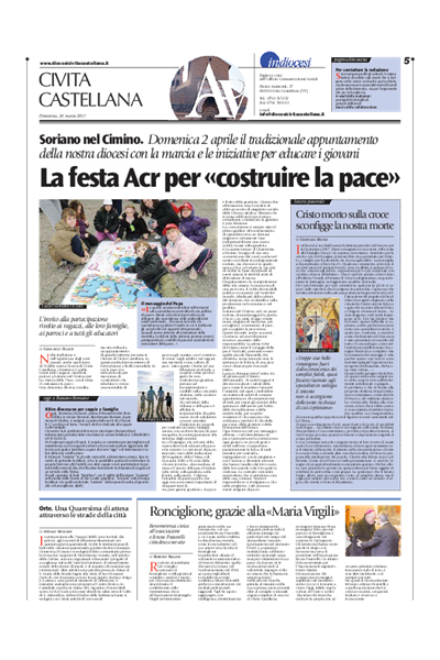 Avvenire - pagina diocesana del 26/03/2017